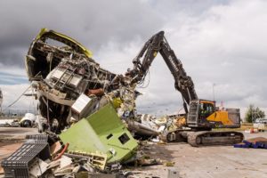 Verschrottung von 100 Tonnen Altmetall